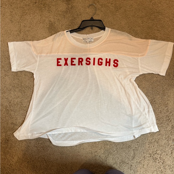 Wildfox Tops - Wildfox Cream Tee